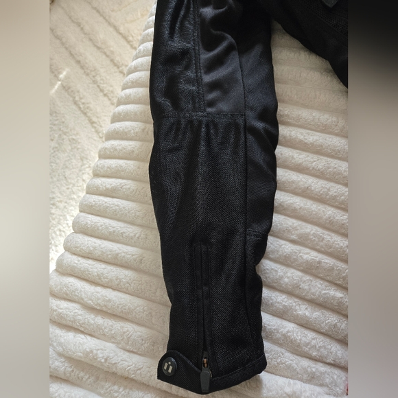 ICON Jet Black Riding Jacket - Picture 9 of 11